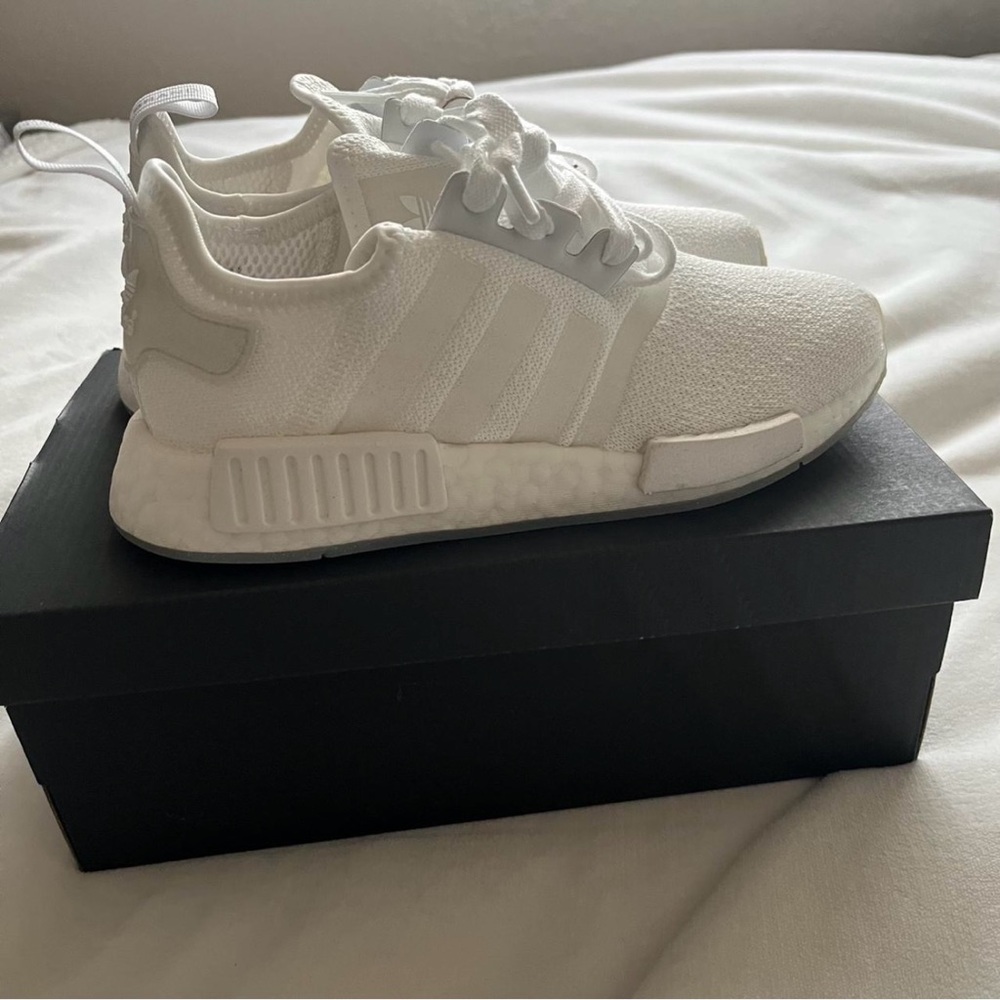 Adidas Kids All-White Sneakers